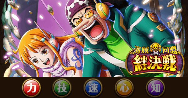 【トレクル】絆決戦vsナミ&ウソップ｜力属性攻略【通常BOSS】【ワンピース トレジャークルーズ】