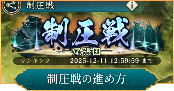 制圧戦の進め方と高Ptの狙い方