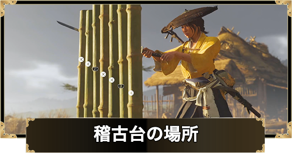 稽古台の場所一覧