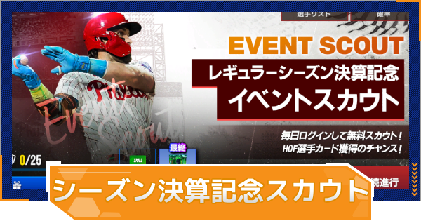 【MLB RIVALS】2026レギュラーシーズン決算記念特別スカウトの進め方｜ガチャは追加で引くべき？