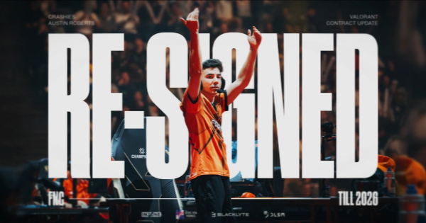 FNATICがcrashies選手との契約延長を発表