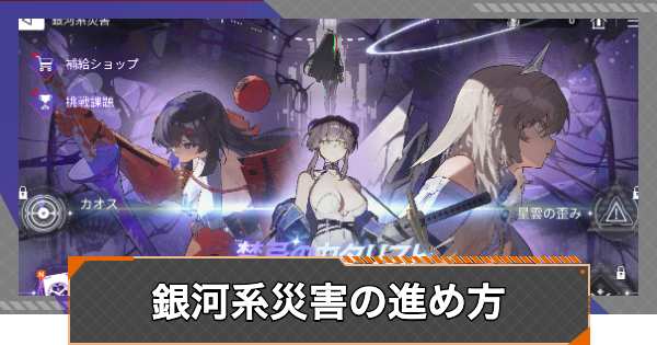 銀河系災害の進め方
