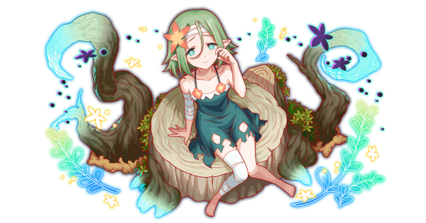 【クラフィ】植物型モンスター 安楽少女(進化適応)の評価【クラッシュフィーバー】