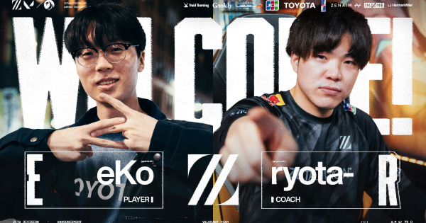 ZETA DIVISIONにeKo選手、ryota-アシスタントコーチが加入