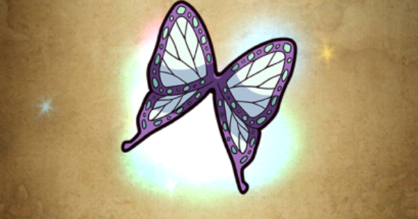 【ポコダン】胡蝶しのぶの髪飾りの性能と入手方法【ポコロンダンジョンズ】