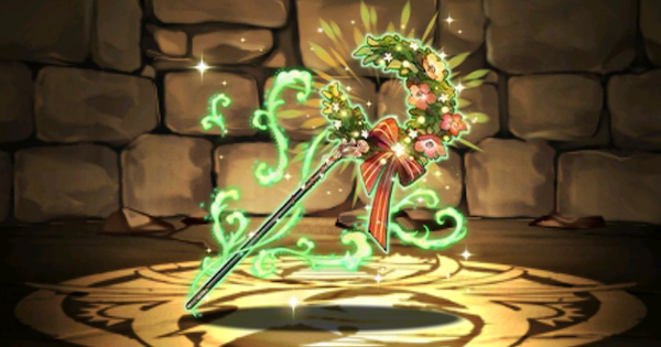 【パズドラ】クリスマスフローディア武器(リースロッド)の評価