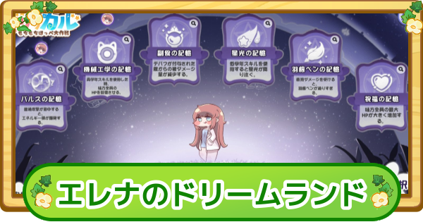 【トリッカル】エレナのドリームランド攻略|100万点のコツ【もちもちほっぺ大作戦】