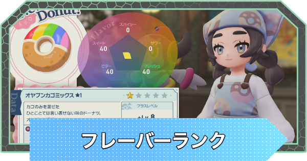 【ポケモンZA】フレーバーランクの上げ方【ポケモンレジェンズZA】