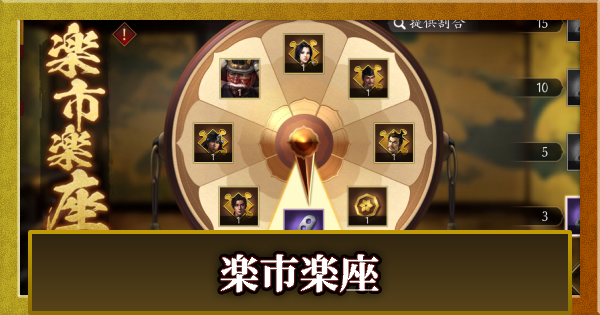 【信長の野望 天下への道】楽市楽座の進め方とおすすめ商品【信長天下道】