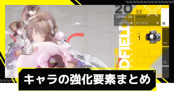 【エンドフィールド】キャラの強化要素まとめ【アークナイツ】