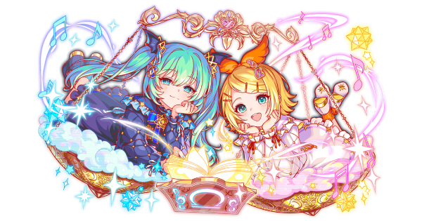 【クラフィ】碧黄の星秤歌 初音ミク＆鏡音リンの評価【クラッシュフィーバー】