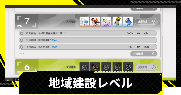 【エンドフィールド】地域建設レベルの効率的な上げ方【アークナイツ】