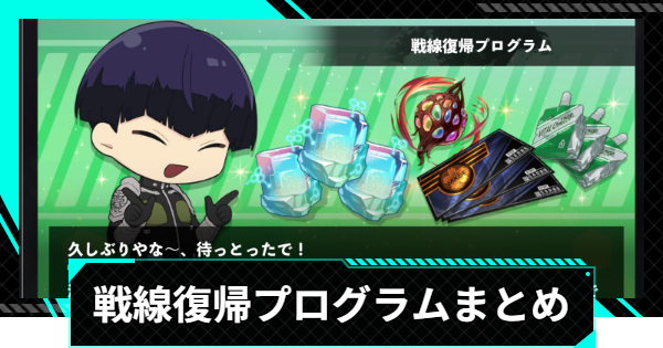 【怪獣8号ゲーム】戦線復帰プログラムのやるべきことと報酬【怪獣8G】