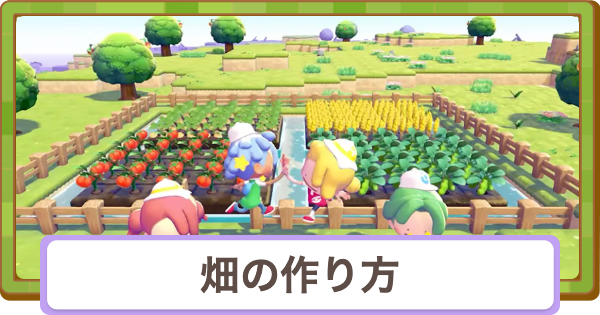 【ぽこあポケモン】畑の作り方とおすすめの作物・植物一覧【ぽこポケ】