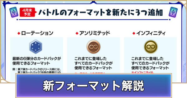 【シャドバ ビヨンド】新フォーマットの種類と実装時期【シャドウバース ワールズ ビヨンド】