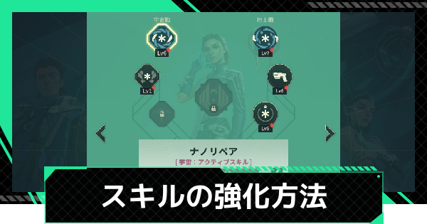 スキルの強化・解放のやり方