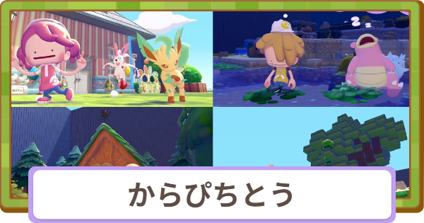 【ぽこあポケモン】からぴちとうの住所とおすすめアイテム【ぽこポケ】