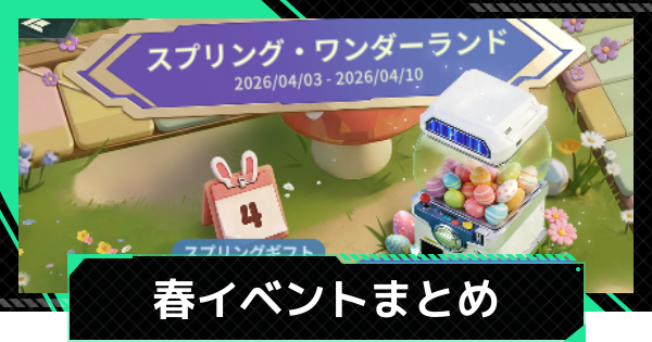 【ファウンデーション】スプリング・ ワンダーランドのやり方と報酬【銀河フロンティア】