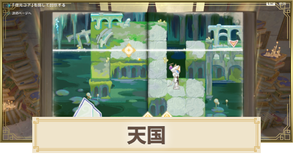 【原神】天国の攻略と場所｜本の世界の進め方