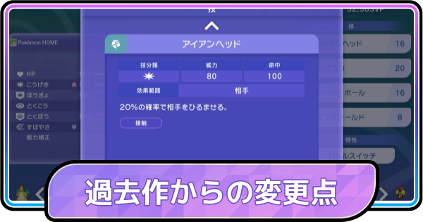 【ポケモンチャンピオンズ】過去作からの変更点まとめ