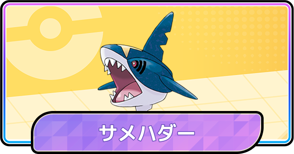 【ポケモンチャンピオンズ】サメハダーの育成論と対策