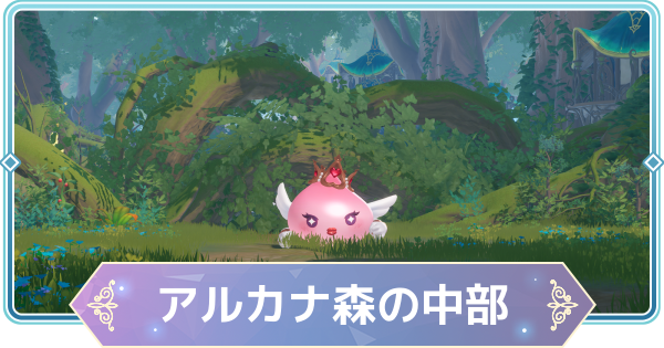 【モンギル】アルカナ森の中部の宝箱とオズのパズル位置・出現モンスター【STAR DIVE】