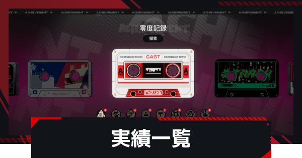 実績一覧｜トロフィー