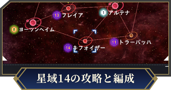 【ノイサガ】星域14の攻略と対策編成【銀河英雄伝説 Die Neue Saga】