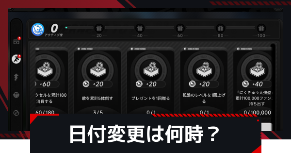 【NTE】日付変更時間はいつ？【ネバエバ】