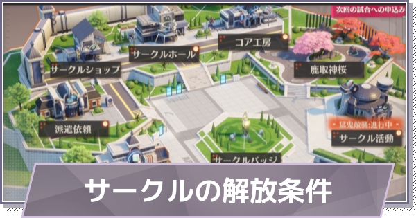 【ドラガク】サークルの解放条件と入り方【ドラゴンブラッド：スレイヤーズ学院】