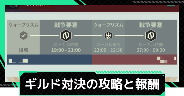 【ファウンデーション】ギルド対決の攻略と報酬【銀河フロンティア】