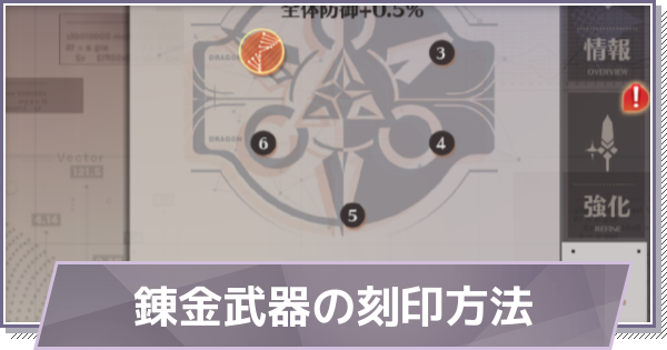 【ドラガク】錬金武器の刻印方法【ドラゴンブラッド：スレイヤーズ学院】
