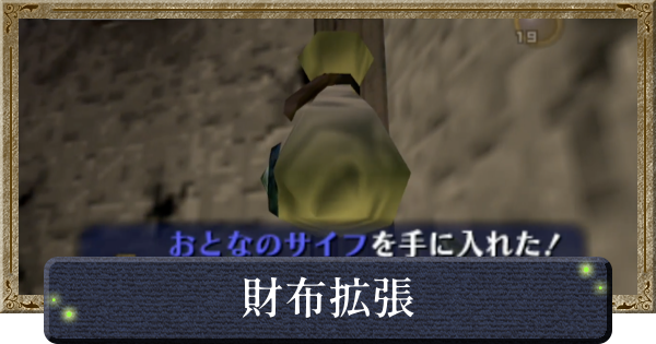 【時のオカリナ】財布拡張のやり方【ゼルダの伝説時のオカリナ】