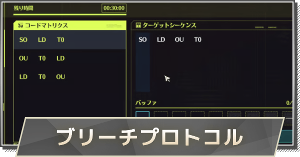 【鳴潮】ブリーチプロトコルの場所一覧と答え