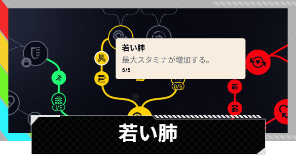 【ARC Raiders】若い肺の性能と評価｜スキル解説【アークレイダース】