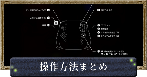 【時のオカリナ】操作方法まとめ【ゼルダの伝説時のオカリナ】