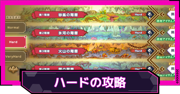【ドットアビス】ハード・ベリーハードの攻略と解放条件