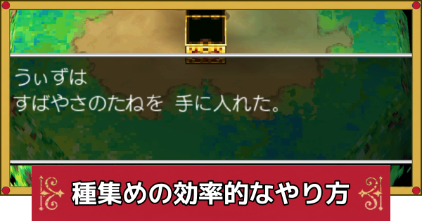 【ドラクエ4】種集めの効率的なやり方と入手方法【ドラゴンクエスト4】