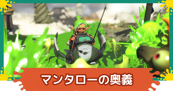 【スプラレイダース】マンタローの奥義｜使い方とコツ【スプラトゥーン レイダース】