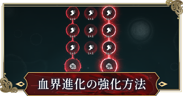 【ヴァンピール】血界進化の解放条件と強化方法【VAMPIR】