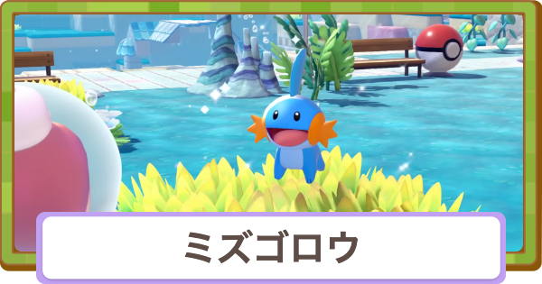 【ぽこあポケモン】ミズゴロウの生息地と得意なこと【ぽこポケ】