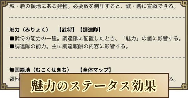 【キングダム 覇道】魅力とは？｜ステータス効果とランキング
