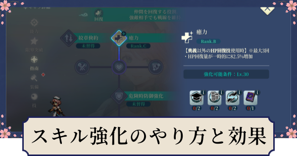 【幻想水滸伝スターリープ】スキル強化のやり方と効果