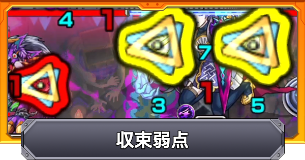 【モンスト】収束弱点の効果と仕様