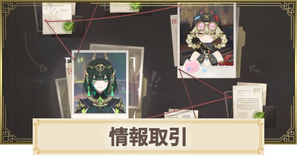 【原神】情報取引の場所と進め方