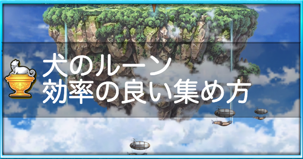 白猫 犬のルーンの入手方法と使い道 ゲームウィズ