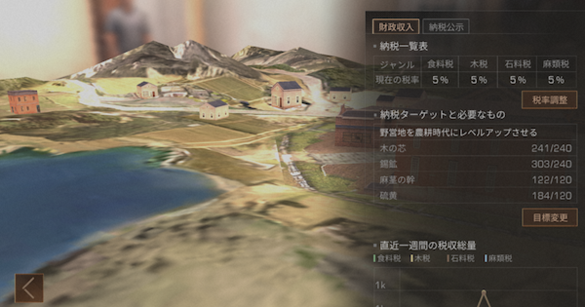 ライフアフター 野営地経営を円滑にしよう 野営地納税システムを解説 Lifeafter ゲームウィズ Gamewith