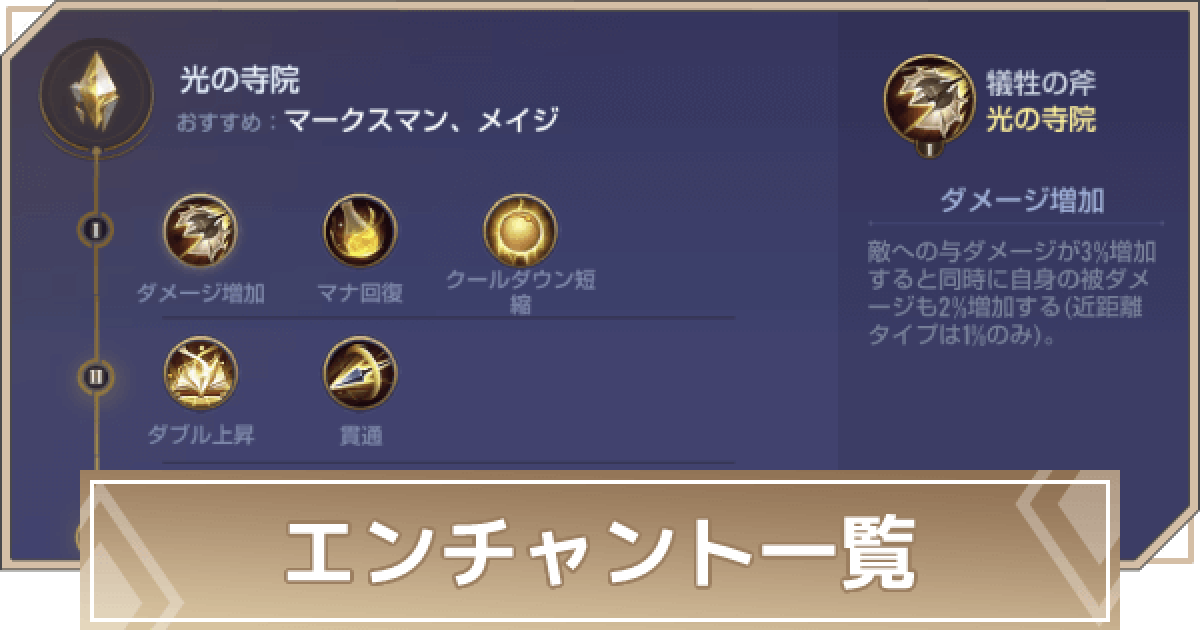 アリヴァラ 伝説対決 エンチャント一覧 Aov ゲームウィズ