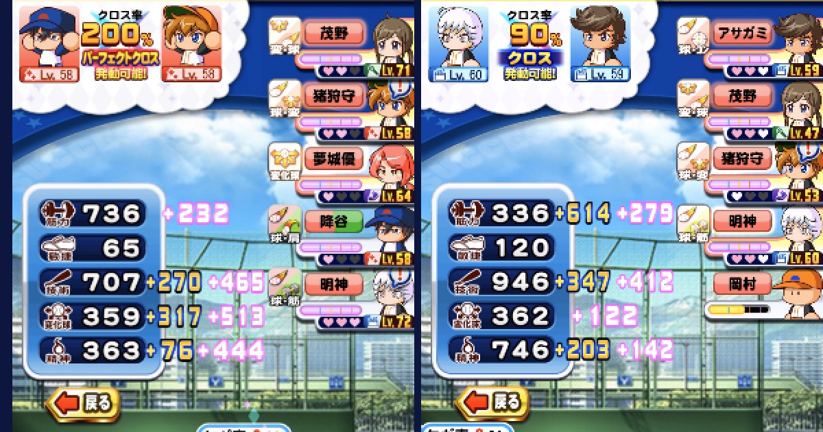 パワプロアプリ 茂野いずみ入りデッキ5種の育成結果まとめと今後について考察 パワプロ ゲームウィズ