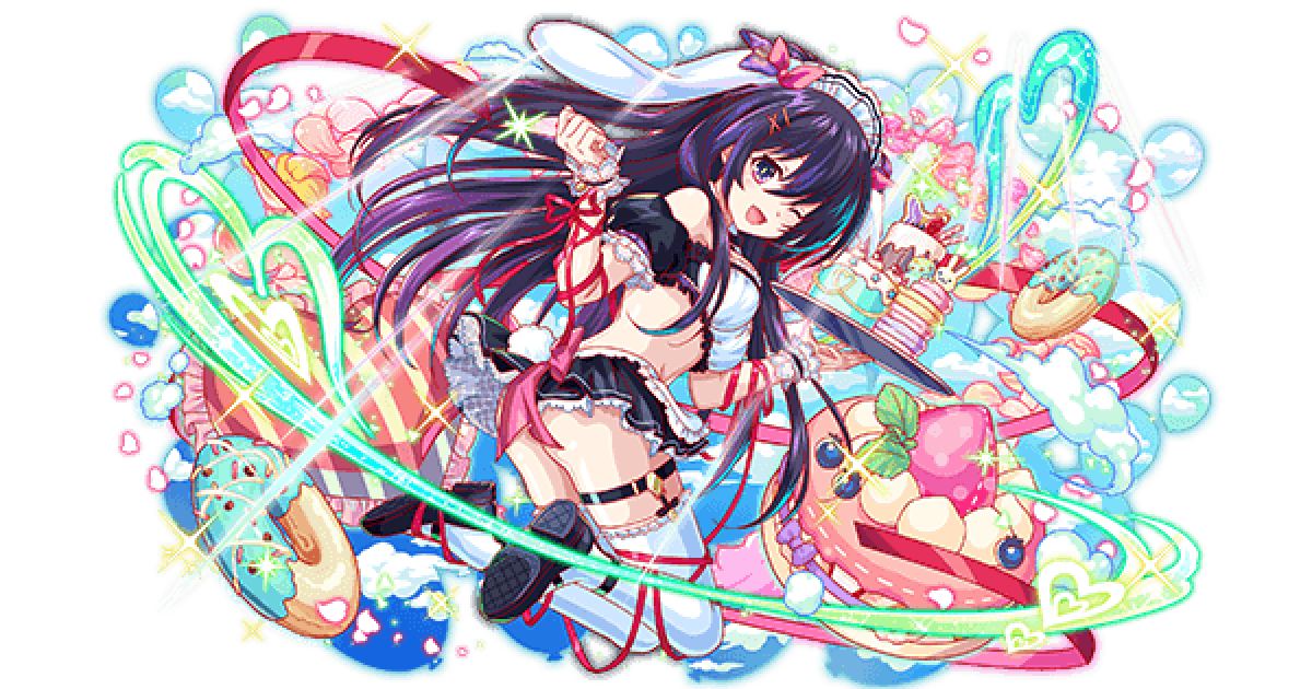 クラフィ 愛食む菓子兎仕 夜刀神十香 進化適応 の評価 クラッシュフィーバー ゲームウィズ